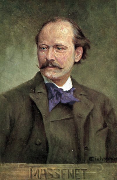 Jules Massenet, Franse componist door Albert after Eichhorn